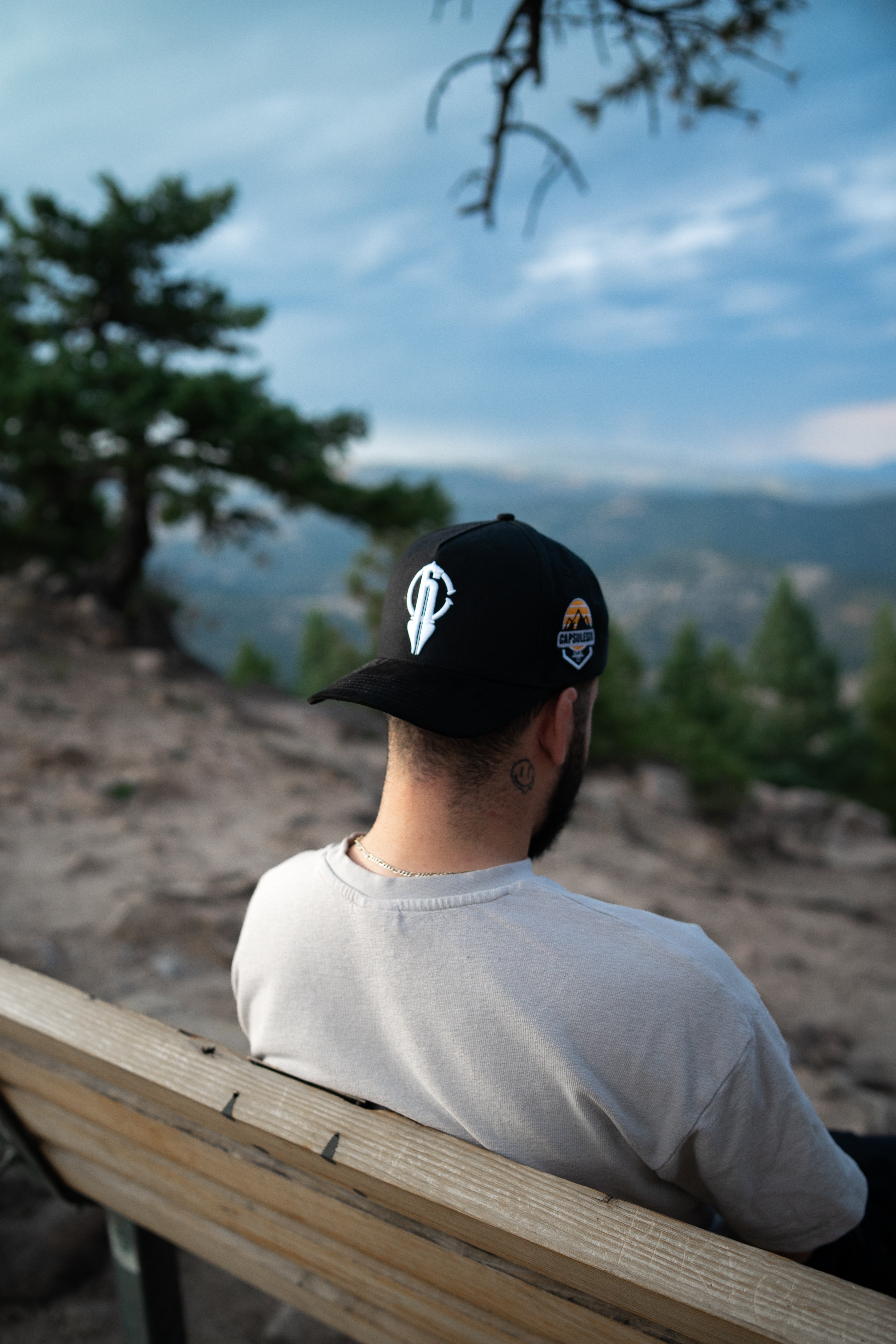 Black Suede Short Brim